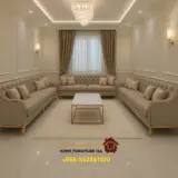 طقم كنب بيج في الرياض