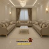 Beige Sofa Set in Riyadh