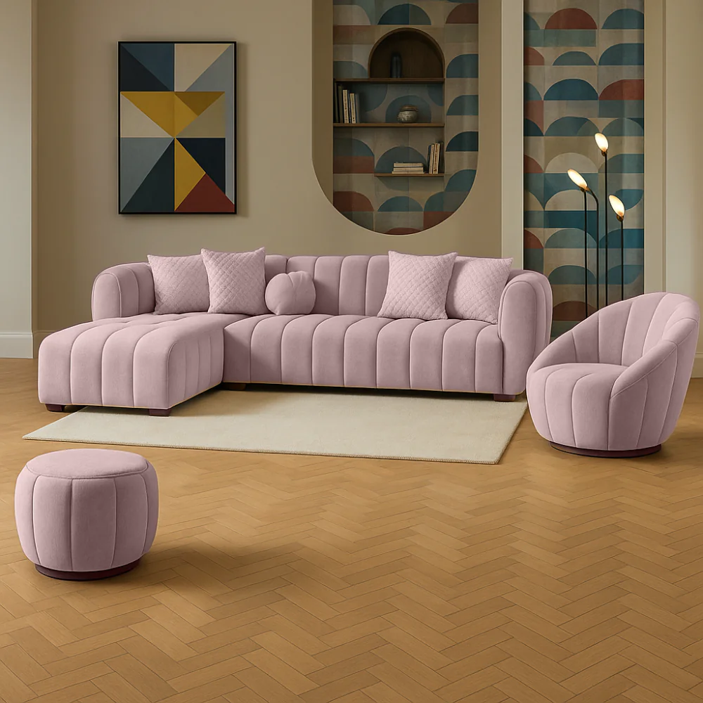 l-shape sofa in riyadh
