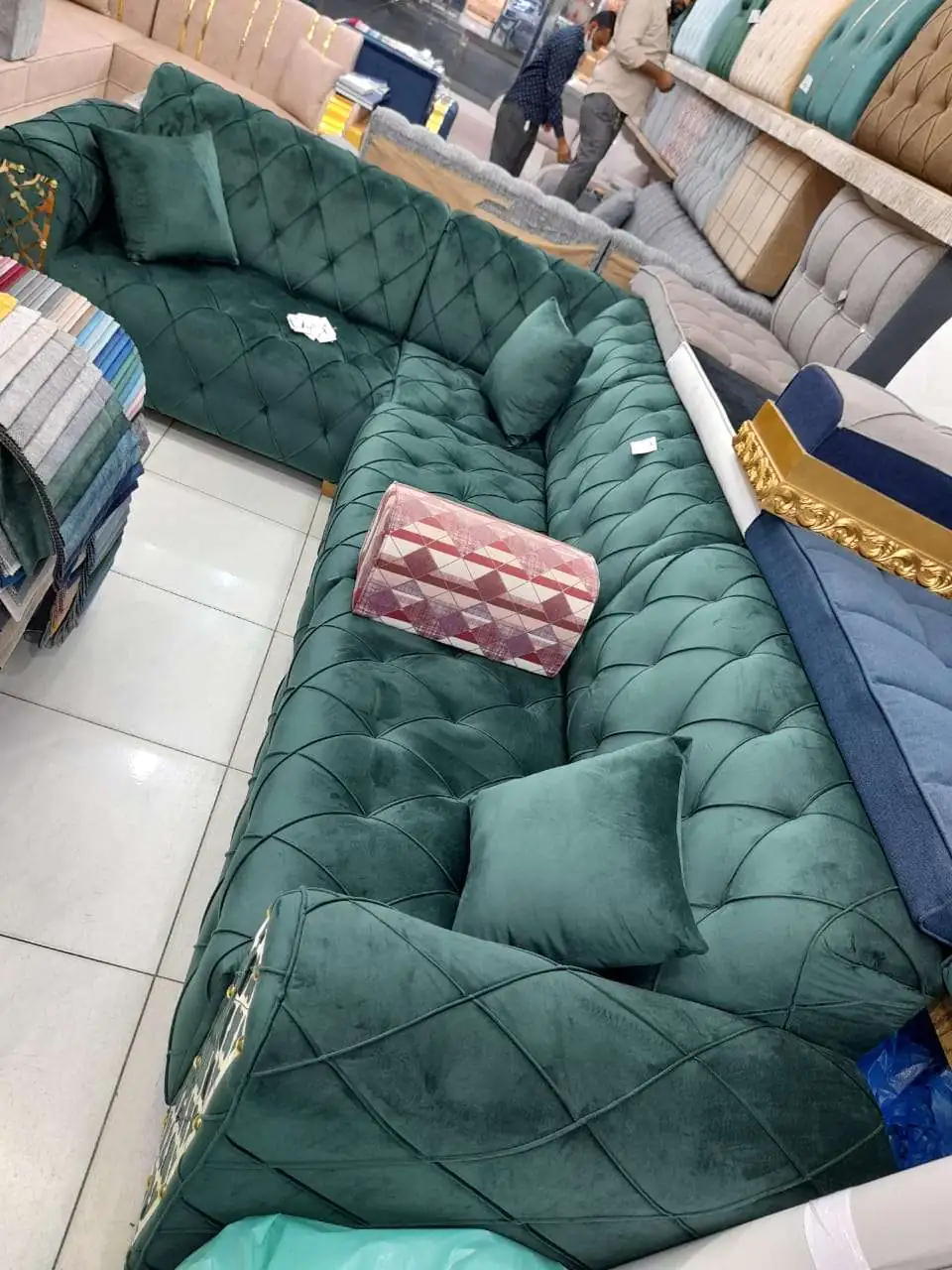 Modern L-shaped sofa