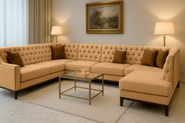 U-shaped Chesterfield sofa Riyadh