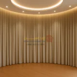 Curved wifi curtain