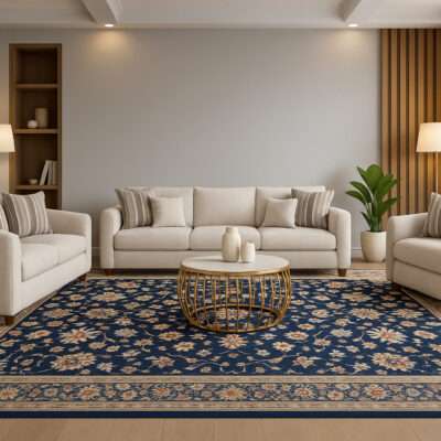 Elegant 6-Seater Cream Sofa Set – Riyadh Home Furniture