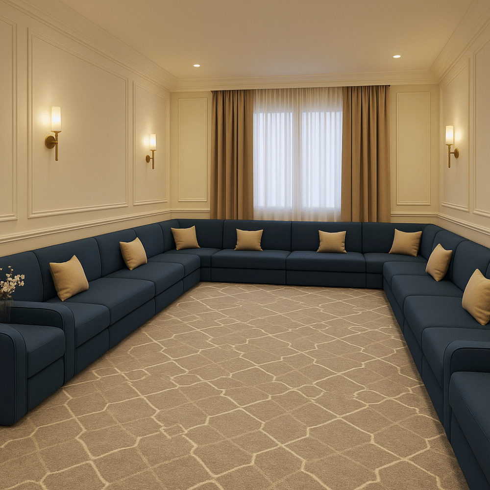U shape sofa set