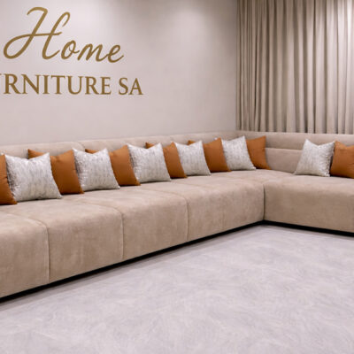 كنبة فاخرة على شكل حرف L في الرياض