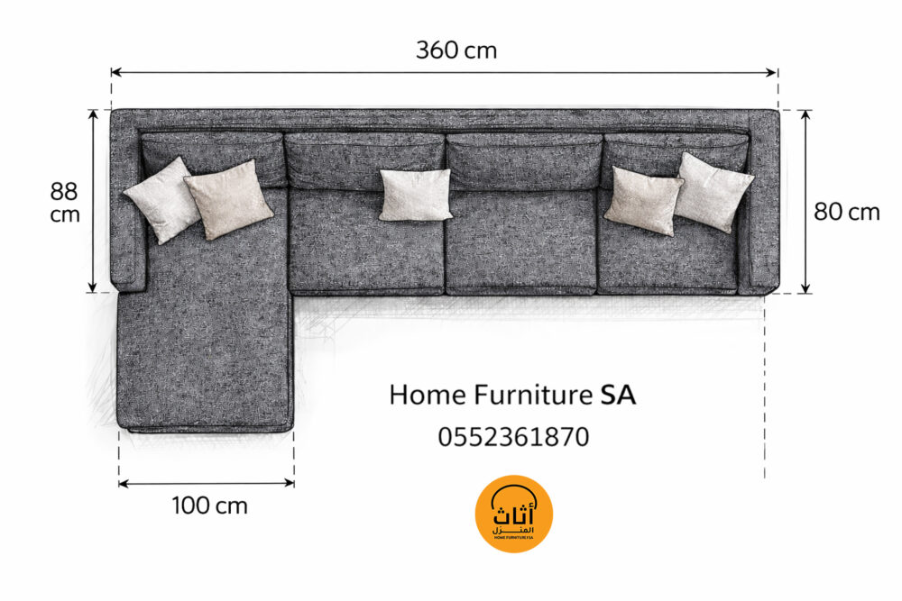 Luxury sofa for living room