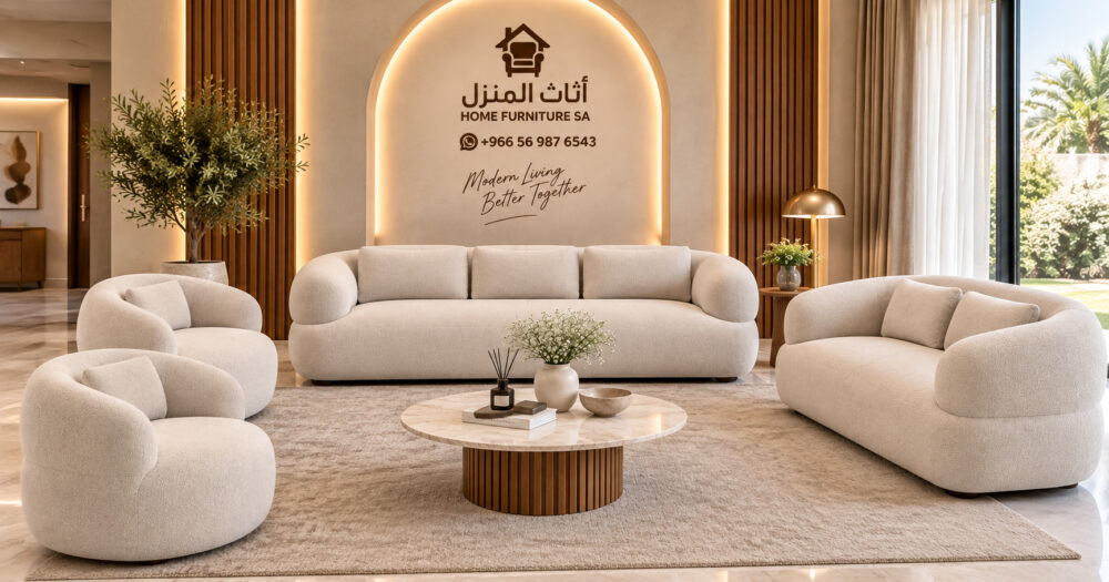Luna modern sofa 3+2+2 seater set in Riyadh