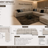 L-shaped sectional sofa Riyadh