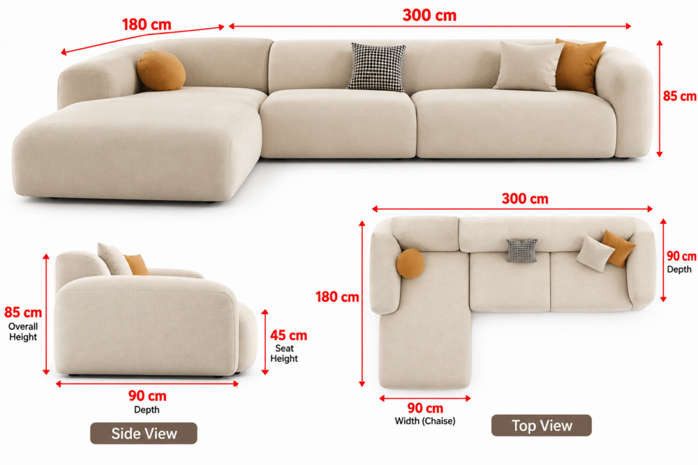 modern sectional sofa