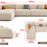 modern sectional sofa