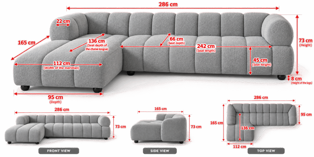 corner sofa with chaise