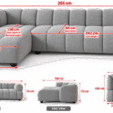 corner sofa with chaise