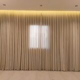 Custom blackout curtain installation in a Riyadh home